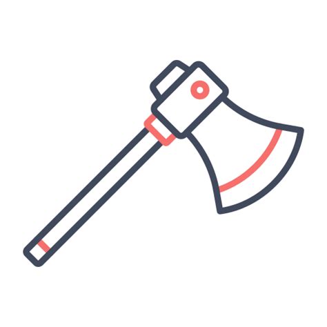 Hatchet Generic color outline icon