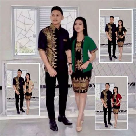 Jual Anjani Couple Batik Natal Baju Natal Kebaya Natal Couple