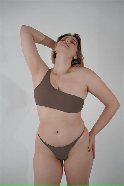 One Shoulder Bikini Focused On Sex Handmade With Love