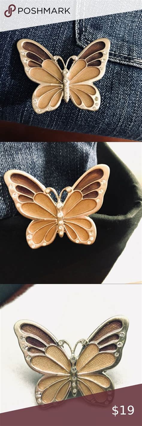 Enamel Butterfly Pin