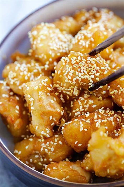 Honey Sesame Chicken Better Than Takeout Rasa Malaysia