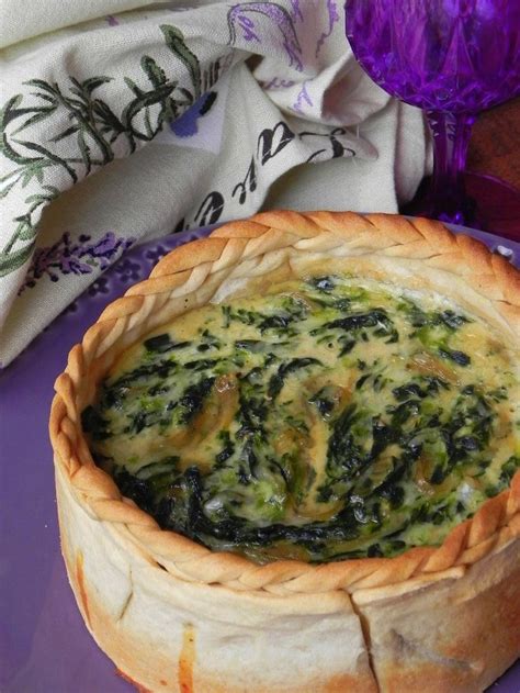 Quiche De Espinacas Roquefort Y Cebolla Caramelizada Receta Quiche