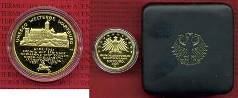 Euro Gold Unze Deutschland Brd Euro Gold G Wartburg