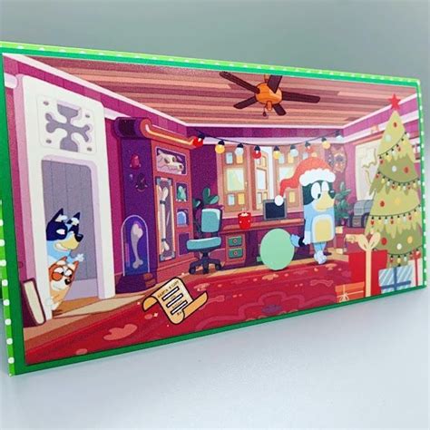 Bluey Inspired Christmas Card | Toy chest, Christmas cards, Toys