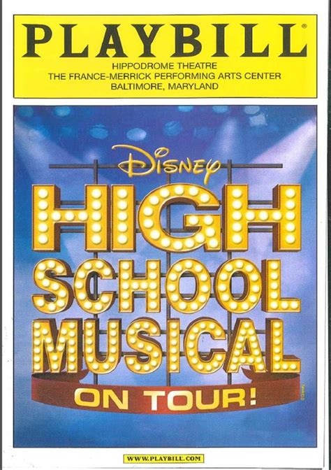 High School Musical on Tour!- February 2008 | High school musical ...