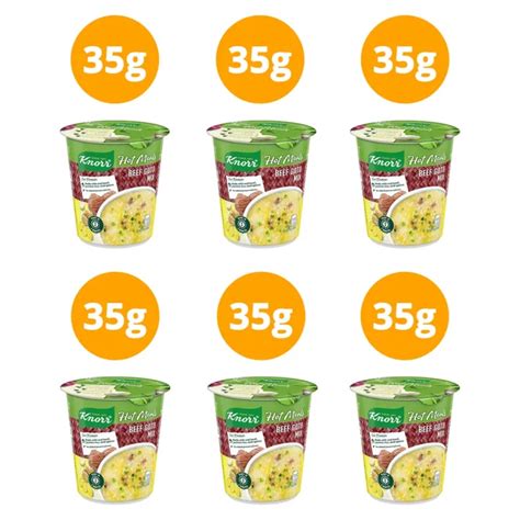 Ready Meals And Porridge Knorr Hot Meals Instant Rice Porridge Beef Goto Made With Real Beef