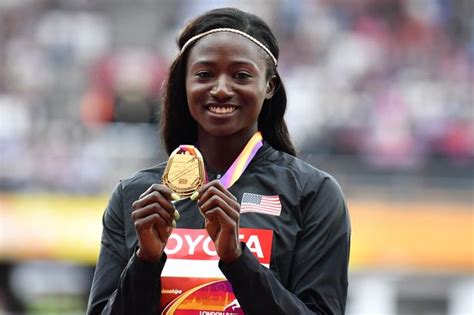 Team Usa Star And Olympic Gold Medal Winning 100m Sprinter Tori Bowie