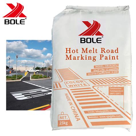 Highly Reflective Hot Melt Thermoplastic Road Marking Paint China