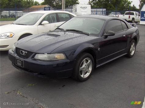 2002 True Blue Metallic Ford Mustang V6 Coupe 11537319