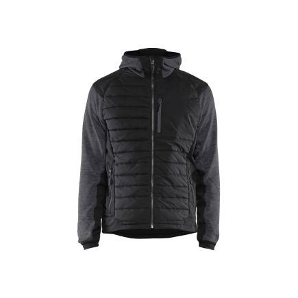 BLAKLADER Veste Hybrid Gris Foncé Noir Mister Worker