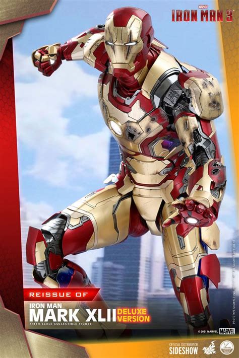 Iron Man Iron Man Mark XLII Deluxe Ver Iron Man Action Figure By Hot Toys