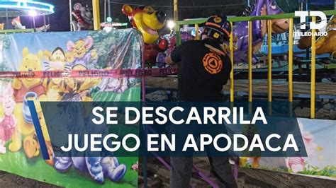 Se Descarrila Juego Mec Nico Tras Falla En Feria De Apodaca Menores