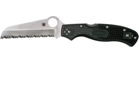 Spyderco Rescue 3 C14sbk3 Serrated Rescue Knife Advantageously