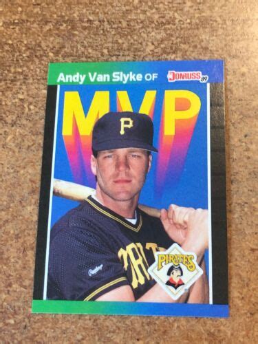 Donruss Mvp Baseball Bc Andy Van Slyke Ebay