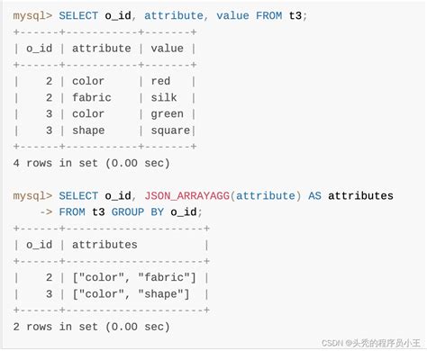 Mysql Json 数据类型and函数 Csdn博客