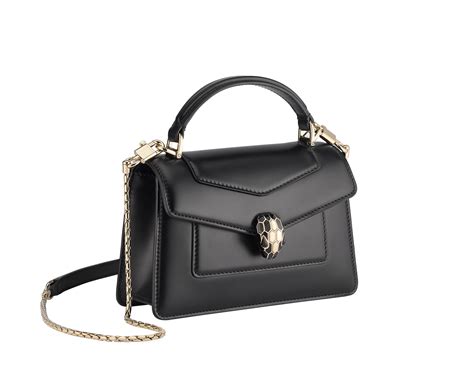 Serpenti Forever Mini Top Handle Bag Calf Leather 293667 Bags