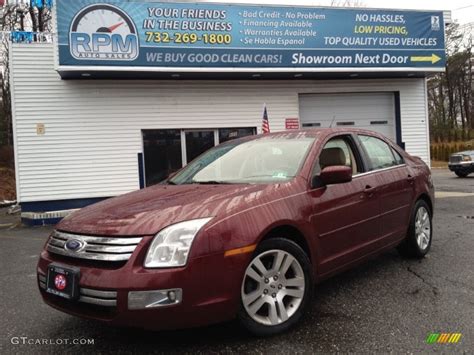 2007 Merlot Metallic Ford Fusion Sel V6 Awd 94021629 Photo 18 Car Color Galleries