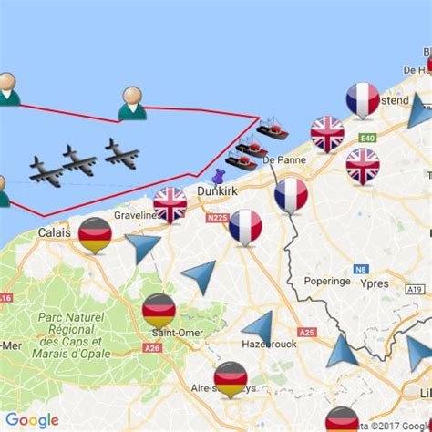 Dunkirk Evacuation : Scribble Maps