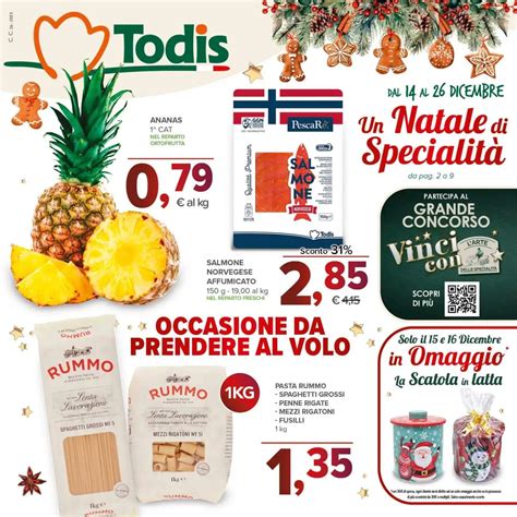 Volantino Todis Un Natale di Specialità fino al 26 12 dal 14 12 2023