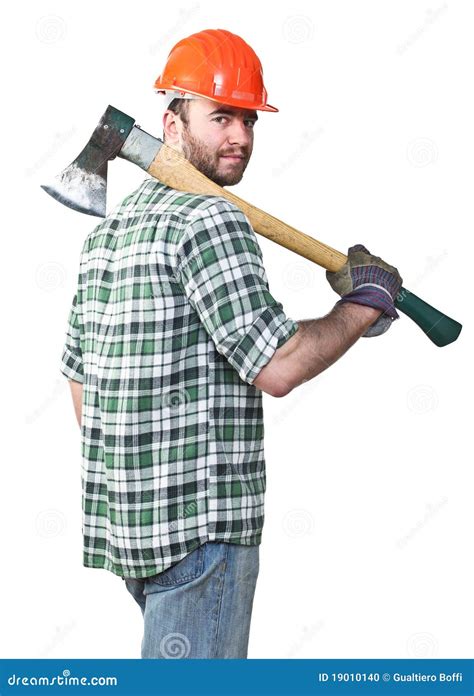 Confident Lumberjack. Royalty-Free Stock Image | CartoonDealer.com ...