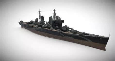 Goliath British Heavy Cruiser Free 3d Model Obj Open3dmodel