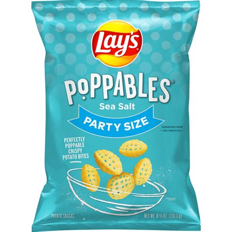 Lay's Poppables Potato Snacks Sea Salt 8 1/8 Oz | Northgate Market