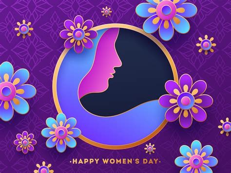 Premium Vector Womens Day Poster Or Banner Design