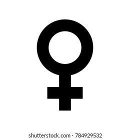 Female Sex Symbol Icon Black Minimalist Stock Vector Royalty Free 784929532 Shutterstock