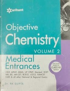 Objective Chemistry Medical Entrances Vol 2 Class 12 Buy Objective