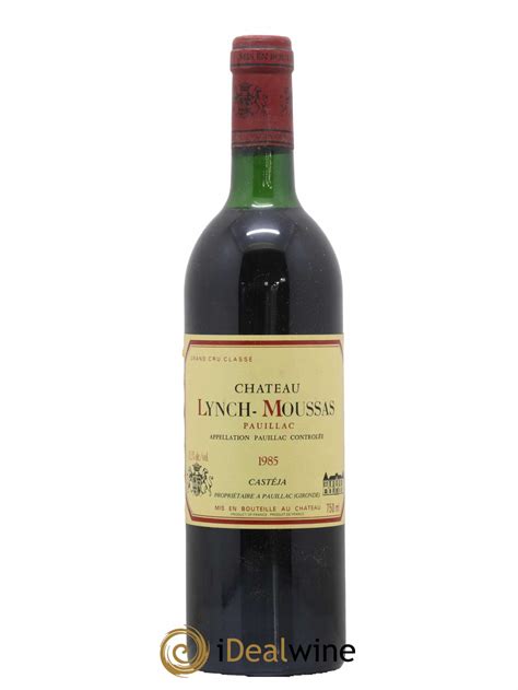 Buy Château Lynch Moussas 5ème Grand Cru Classé 1985 lot 6408