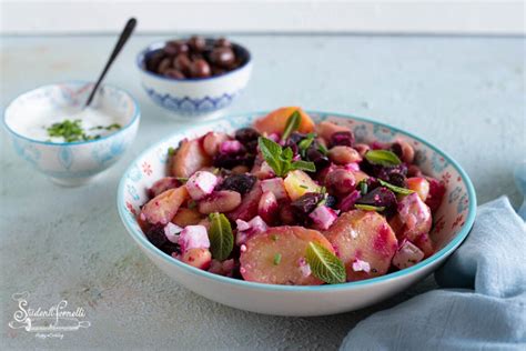 INSALATA DI FETA FAGIOLI E BARBABIETOLA Ricetta Fresca E Veloce