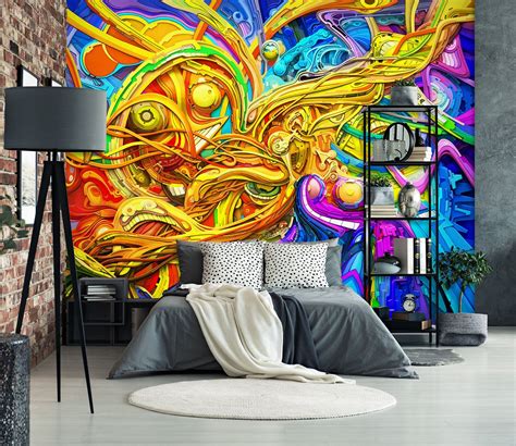 3d Color Graffiti 1684 Wall Murals Aj Wallpaper