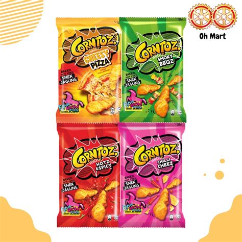Mamee Corntoz Smoky BBQZ Chili Cheez Hot Spicy Cheesy Pizza G Shopee Malaysia