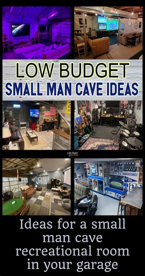 57 Man Cave Ideas For A Cheap Garage Hangout Or Rec Room On A Budget In