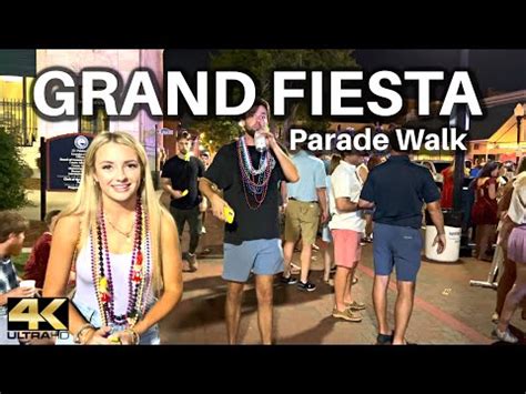 MARDI GRAS In Florida Grand Fiesta Parade Pensacola Walk 4K YouTube