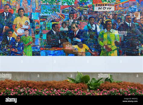 ,Martin Luther King Memorial Mural by Louis Delsarte,Martin Luther King ...