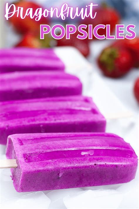 Dragon Fruit Popsicle