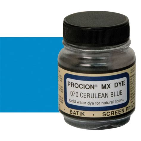 Jacquard Procion MX Dye 2 3 Oz Cerulean Blue Jerry S Artarama