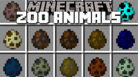 Minecraft Zoo Mod Animals