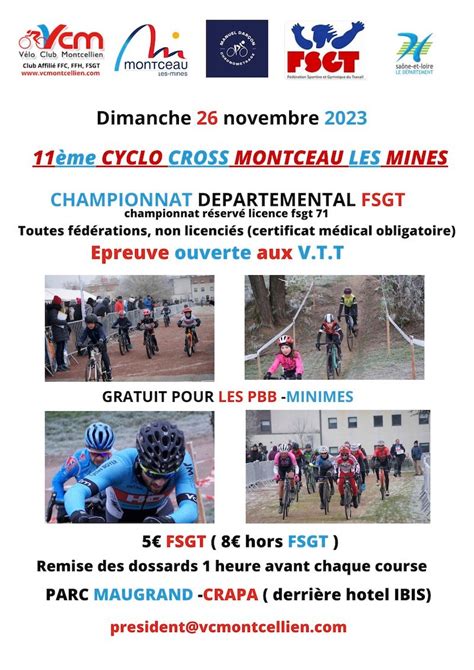 Championnat De Cyclocross Fsgt Creusot V Lo Sport