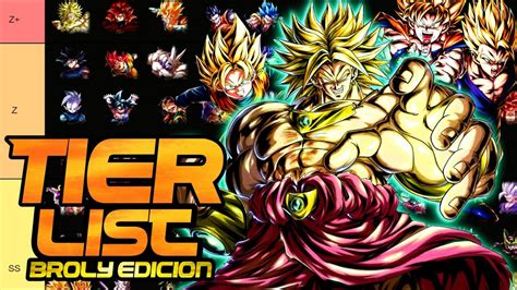 Nueva Tier List Especial Edicion Broly Ll Los Mejores Personajes Del