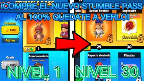 COMPRE EL NUEVO STUMBLE PASS COMPLETO QUEDATE A VERLO Stumbleguys