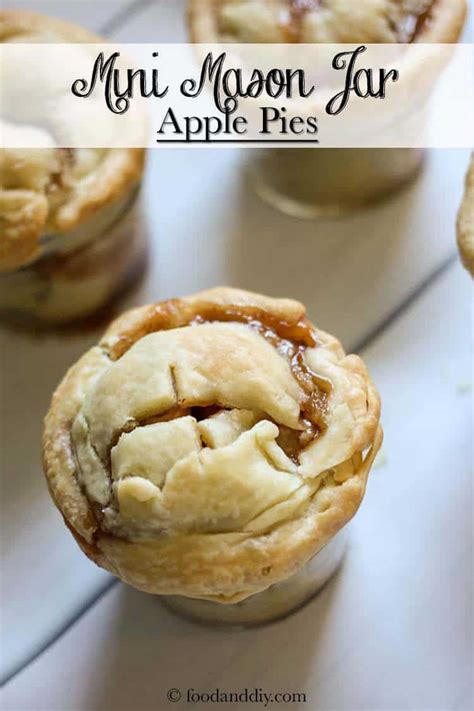 Mini Mason Jar Apple Pies Recipe