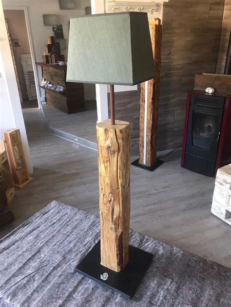 Lampen aus Holzbalken Upcycling Möbel für ein modernes Zuhause