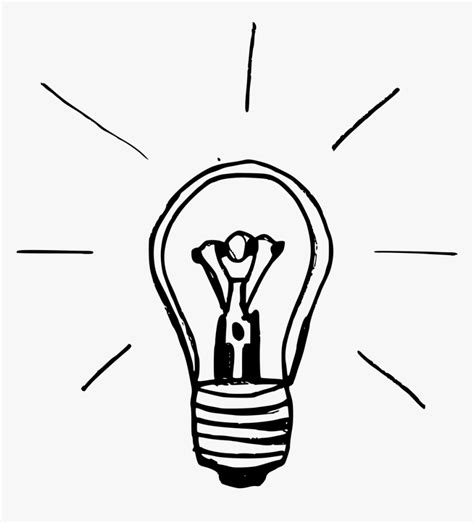 Idea Drawing Light Bulb - Portable Network Graphics, HD Png Download ...