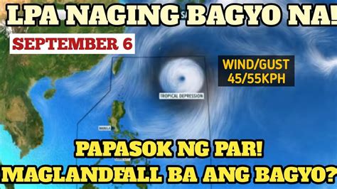 Lpa Lumakas Isa Ng Bagyo Paghandaan September Weather Update