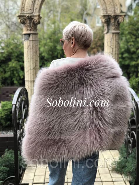 Палантин меховой из енота-альбиноса: продажа, цена в Киеве. Платки ...