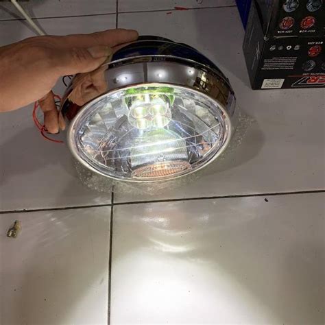 Jual Reflektor Lampu Depan Vixion Bulat Old Lama Universal Motor