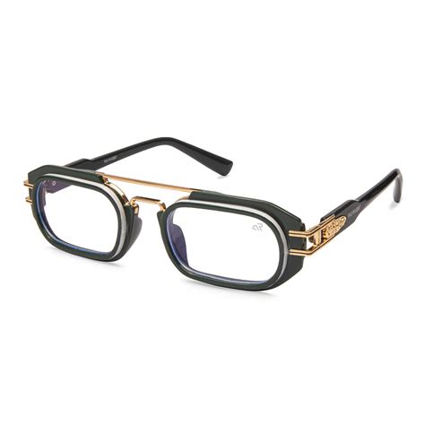 Black Rectangle Eyeglasses L Rio Rabbit