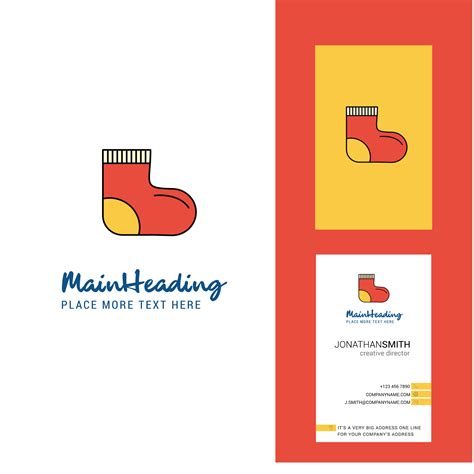 Socks Creative Logo and business card vertical Design Vector 14247848 Vector Art at Vecteezy